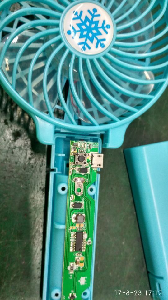 充电迷你小风扇不转按一下转一下怎么修_360问答